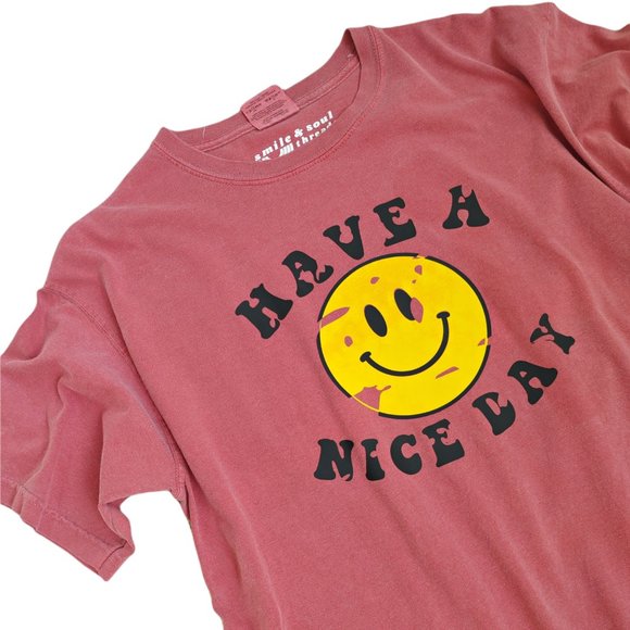 The Have a Nice Day Smiley Face T-Shirt - Picture 3 of 4